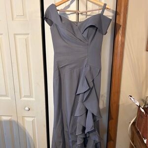 Grey special occasion dress
